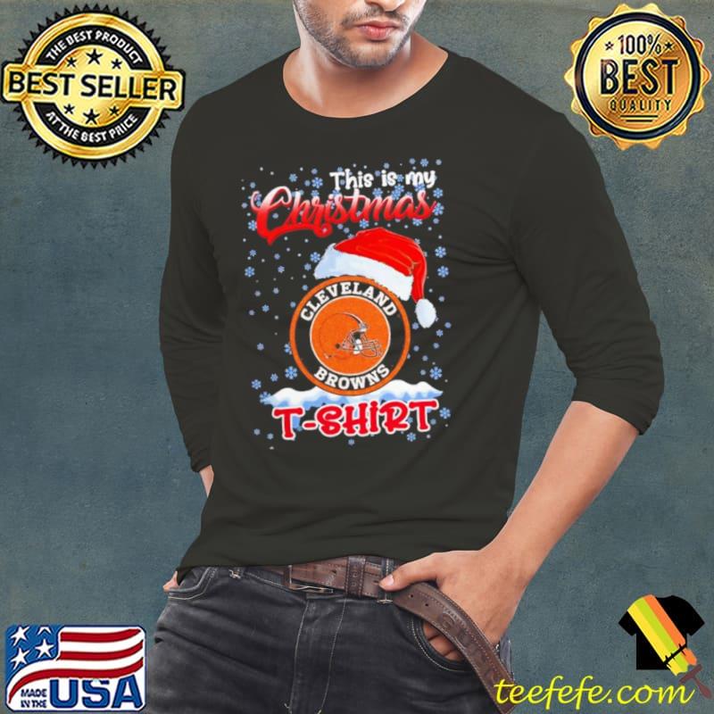 Cleveland Browns This Is My Christmas 2023 s Long Sleeve Tee Cleveland Browns This Is My Christmas 2023 s Long Sleeve Tee