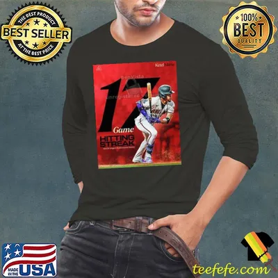 Congratulations Ketel Marte 17 Game Hitting Streak Arizona Diamondbacks Shirt