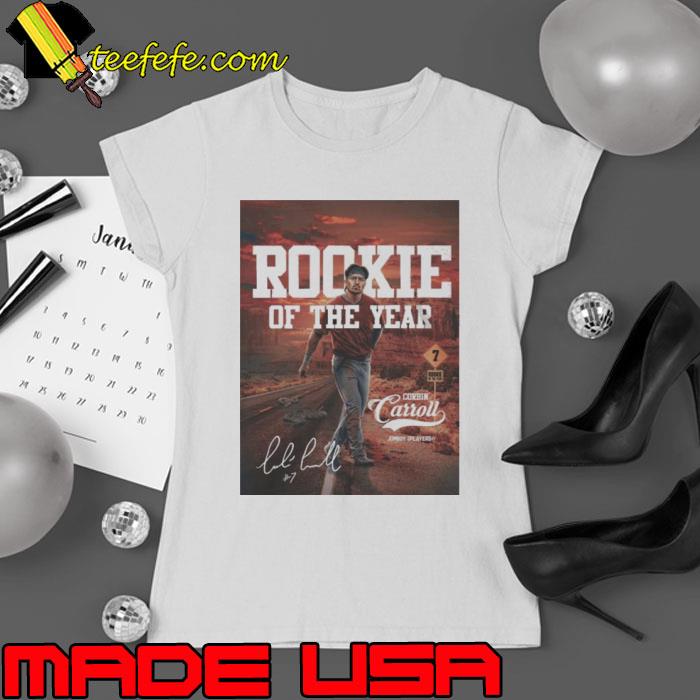 Corbin Carroll winners 2023 NL Rookie Of the year signature shirt
