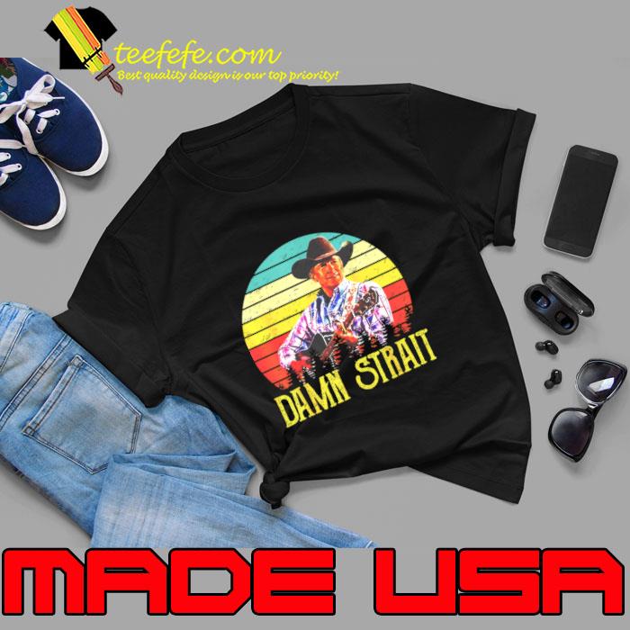 Cowboy Guitar Country Music Damn Strait Western Vintage T-Shirt Unisex Cowboy Guitar Country Music Damn Strait Western Vintage T-Shirt Unisex
