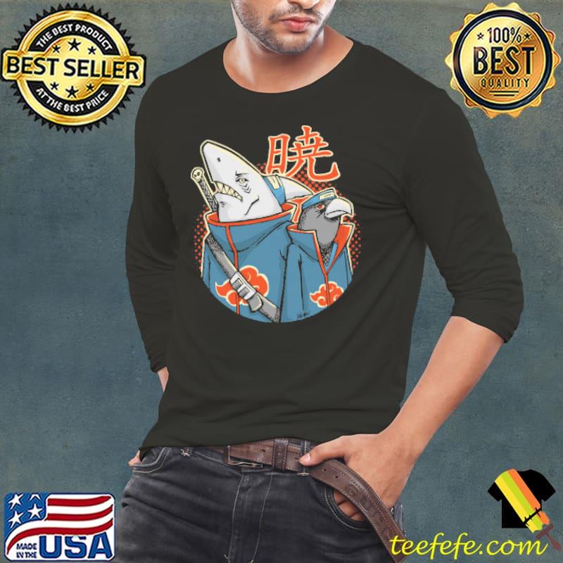 Crow and Shark v.2 Shirt Long Sleeve Tee Crow and Shark v.2 Shirt Long Sleeve Tee