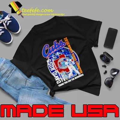 Cubs David Ross Chicago Cubs 2015 – 2016, 2020 2023 2016 World Series Champion Thank You For The Memories Shirt
