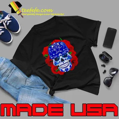 Dallas Cowboys Roses Sugar Skull shirt