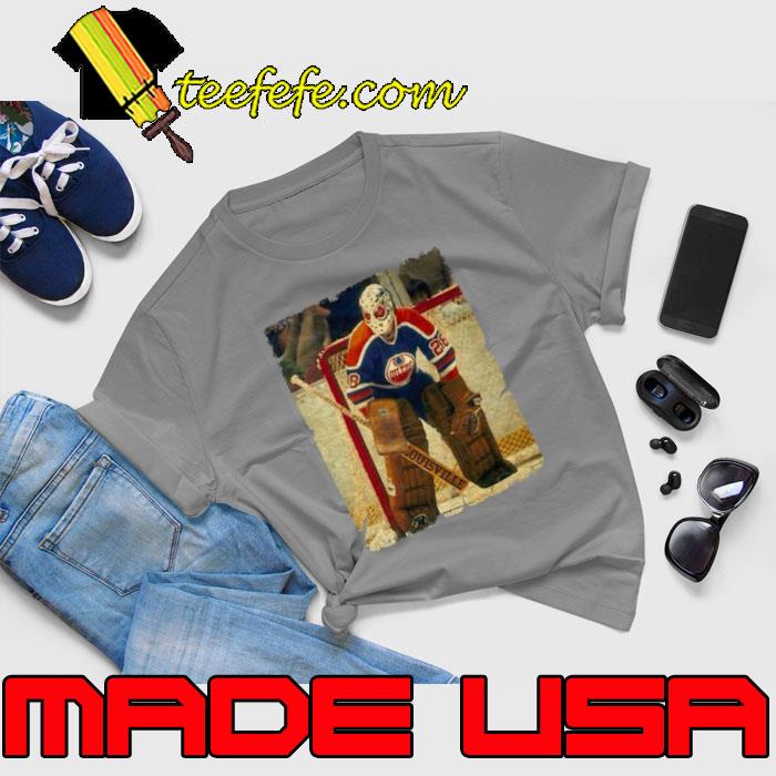 Dave Dryden Canadian professional ice hockey goaltender 1975 in Edmonton Oilers T-Shirt Unisex Dave Dryden Canadian professional ice hockey goaltender 1975 in Edmonton Oilers T-Shirt Unisex