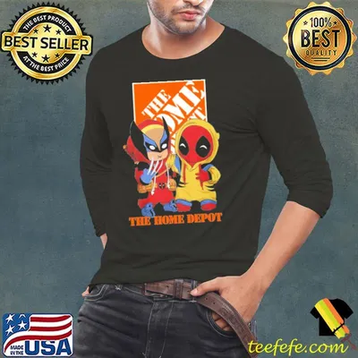 Deadpool Wolverine The Home Depot Halloween shirt
