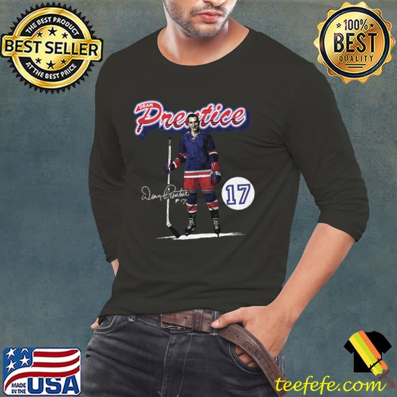 Dean Prentice Signature Canadian professional ice hockey left winger New York R T-Shirt Long Sleeve Tee Dean Prentice Signature Canadian professional ice hockey left winger New York R T-Shirt Long Sleeve Tee