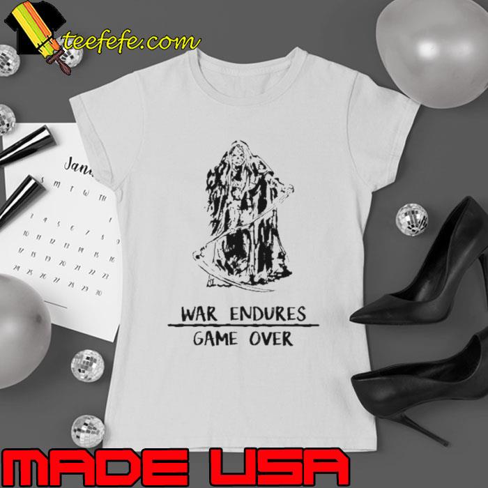Death Eddie Rose war endures game over s Ladies tee Death Eddie Rose war endures game over s Ladies tee
