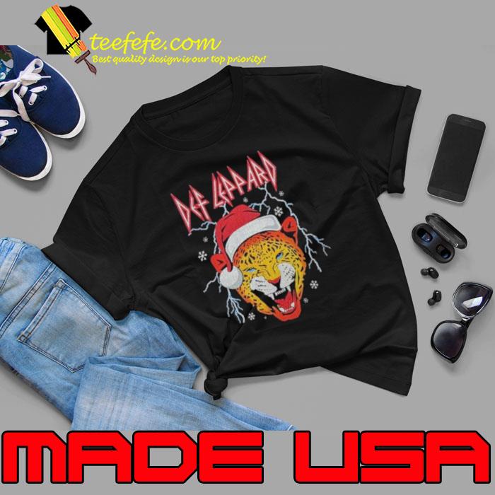 Def Leppard Holiday Leppard Shirt Def Leppard Holiday Leppard Shirt