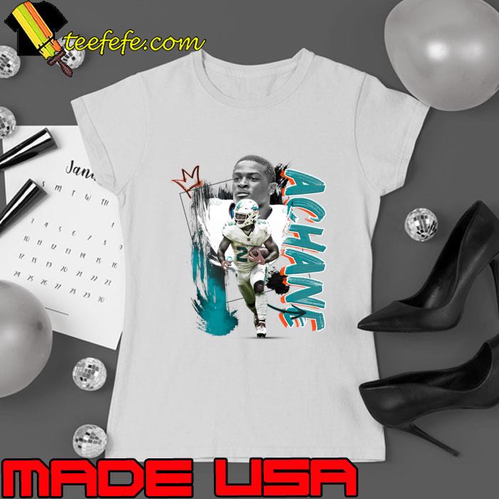 De'Von Achane football running back Poster Dolphins T-Shirt Ladies tee De'Von Achane football running back Poster Dolphins T-Shirt Ladies tee