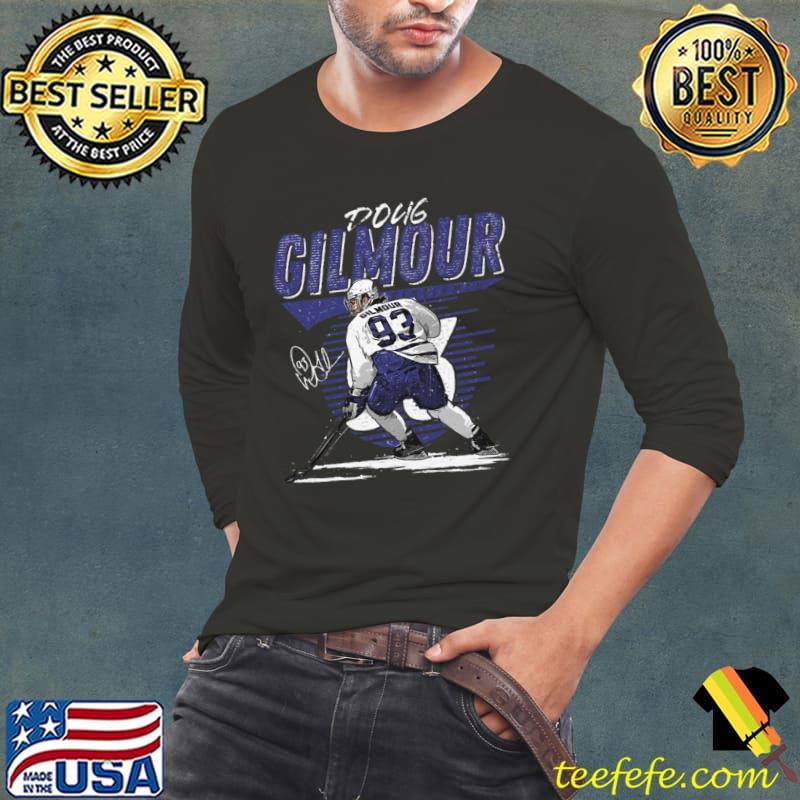 Doug Gilmour Signature Canadian former professional ice hockey Toronto Comet T-Shirt Long Sleeve Tee Doug Gilmour Signature Canadian former professional ice hockey Toronto Comet T-Shirt Long Sleeve Tee