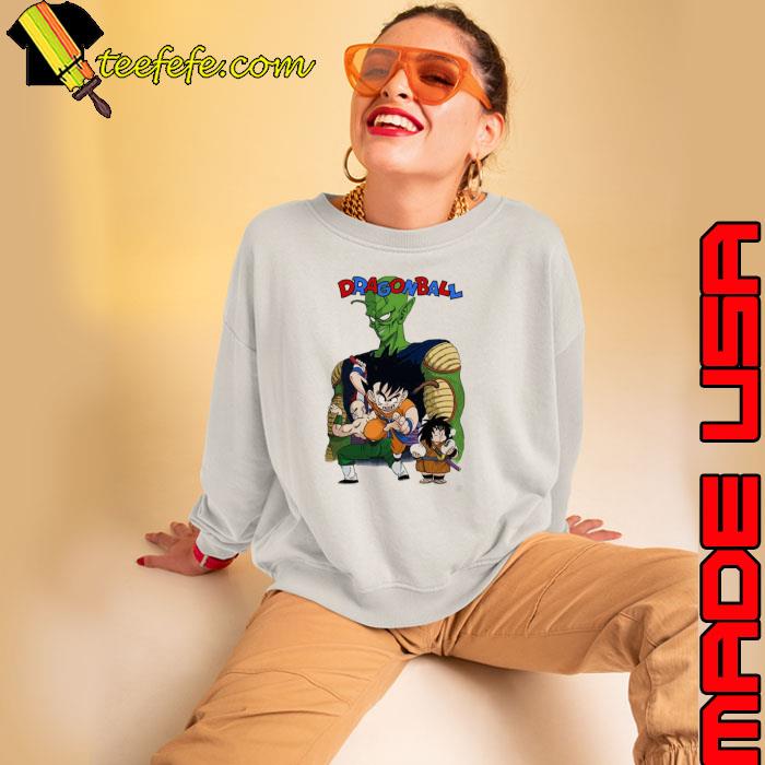 Dragon Ball Anime Goku King Piccolo Retro Manga Panel Shirt