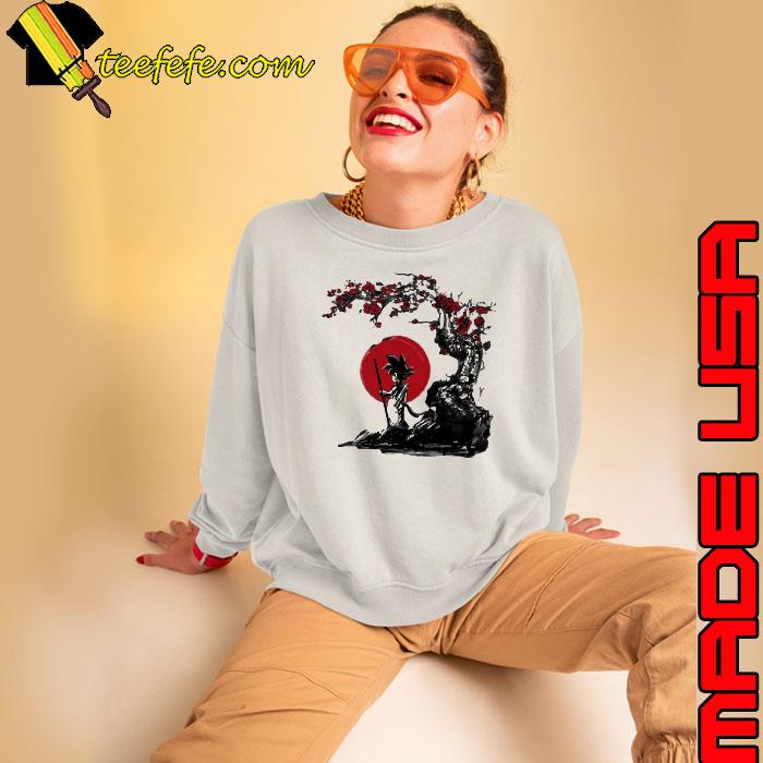 Dragon Ball Cherry Blossom Red Sun Japanese Anime Shirt