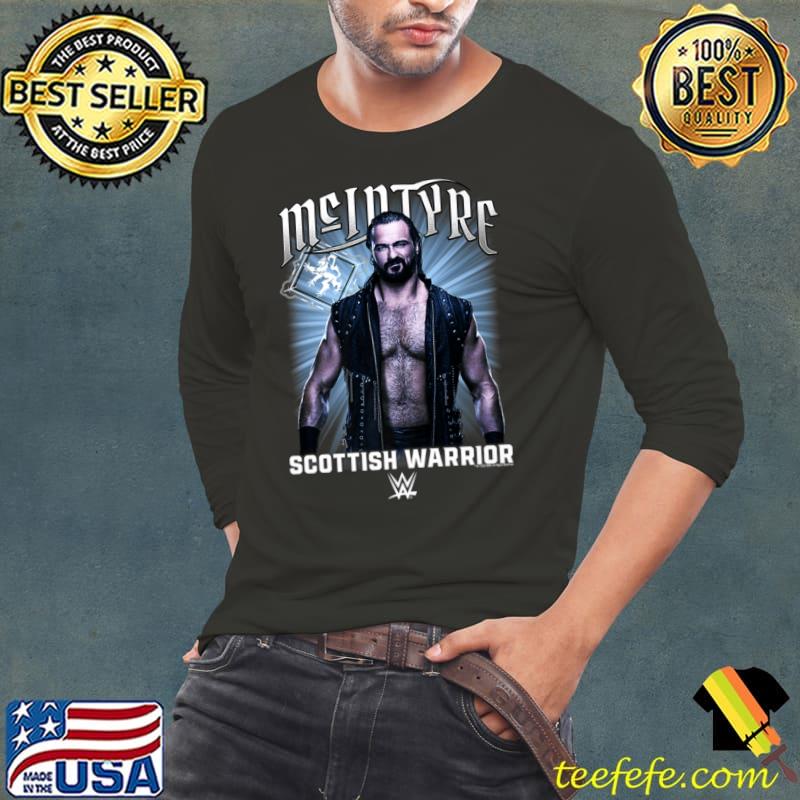 Drew Mcintyre Scottish professional wrestler Warrior T-Shirt Long Sleeve Tee Drew Mcintyre Scottish professional wrestler Warrior T-Shirt Long Sleeve Tee