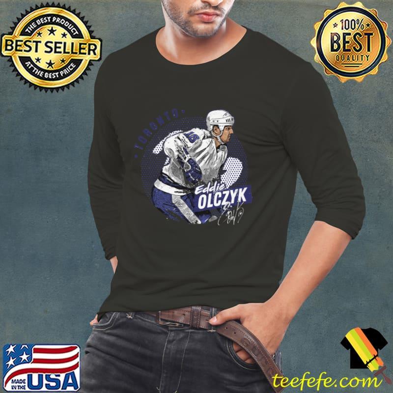 Eddie Olczyk Signature American former center Toronto Dots T-Shirt Long Sleeve Tee Eddie Olczyk Signature American former center Toronto Dots T-Shirt Long Sleeve Tee