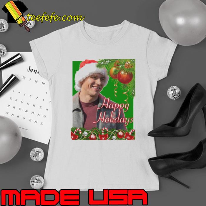 Evan Buck Buckley Happy Holidays Christmas s Ladies tee Evan Buck Buckley Happy Holidays Christmas s Ladies tee