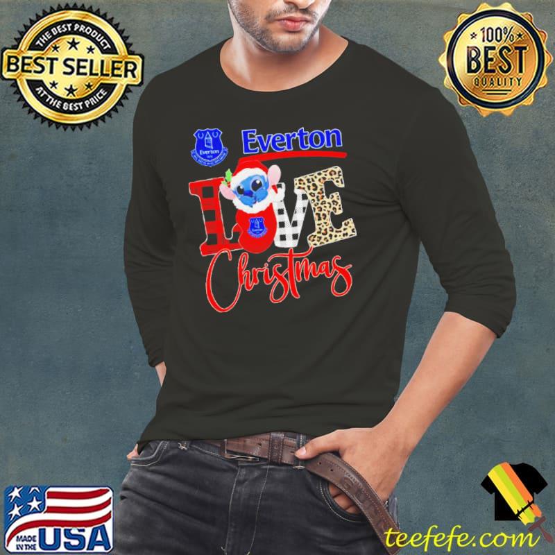Everton Stitch love Christmas s Long Sleeve Tee Everton Stitch love Christmas s Long Sleeve Tee