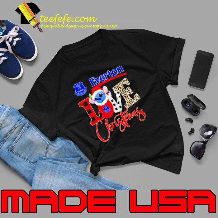 Everton Stitch love Christmas shirt