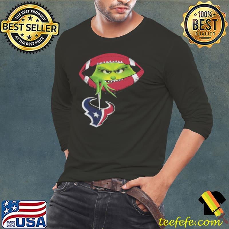 Ew People The Grinch Hold Houston Texans Logo Shirt Long Sleeve Tee Ew People The Grinch Hold Houston Texans Logo Shirt Long Sleeve Tee