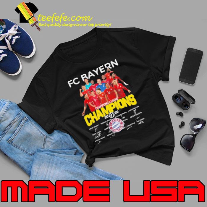 Fc Bayern Champions League Champions 2020 Signature Shirt Unisex Fc Bayern Champions League Champions 2020 Signature Shirt Unisex
