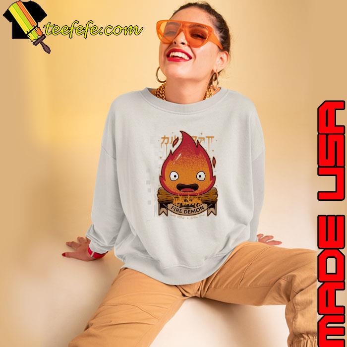 Fire Demon Calcifer Howl’s Moving Castle Ghibli Shirt
