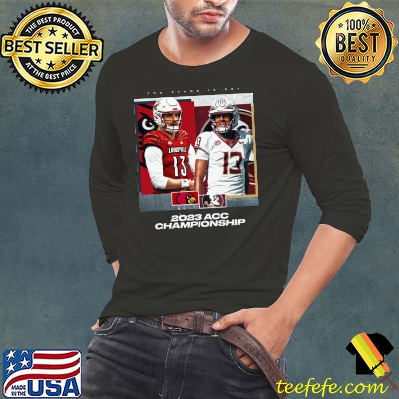 Florida State Seminoles vs Louisville Cardinals 2023 ACC Football Championship Shirt Long Sleeve Tee Florida State Seminoles vs Louisville Cardinals 2023 ACC Football Championship Shirt Long Sleeve Tee