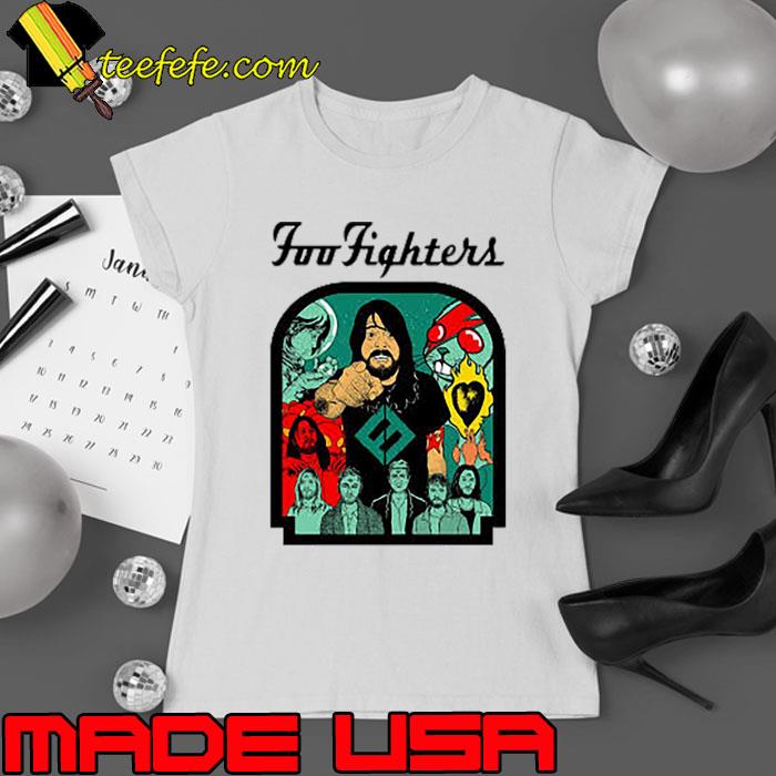 Foo fighter drawing American rock band formed T-Shirt Ladies tee Foo fighter drawing American rock band formed T-Shirt Ladies tee