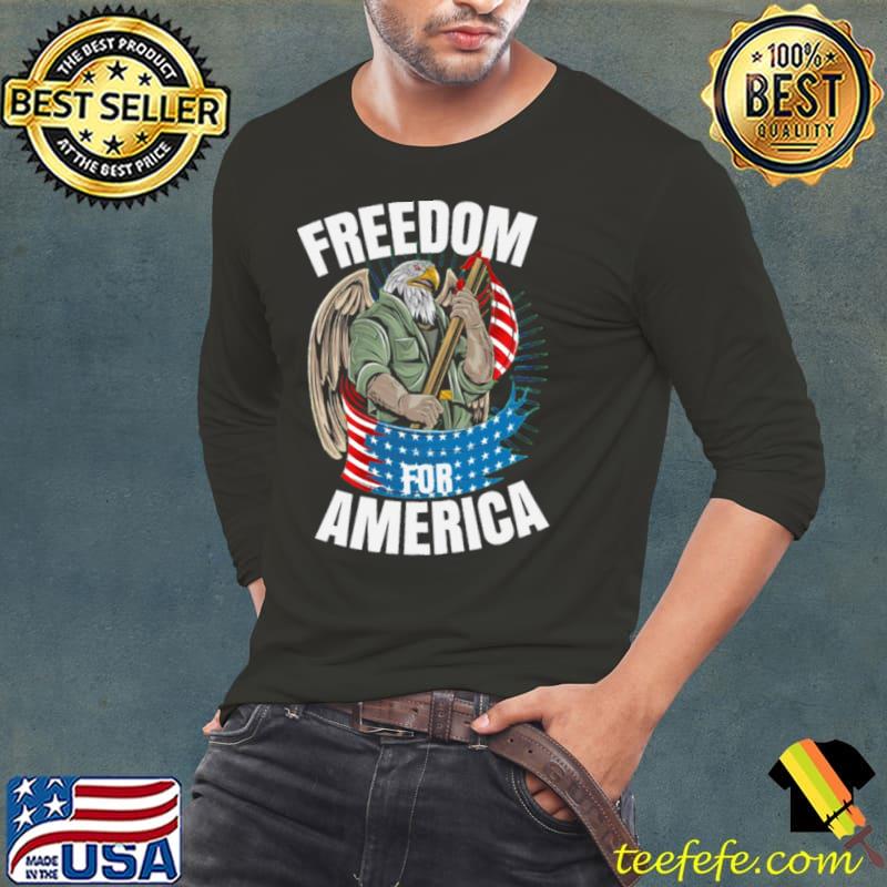 Freedom For America Free America s Long Sleeve Tee Freedom For America Free America s Long Sleeve Tee