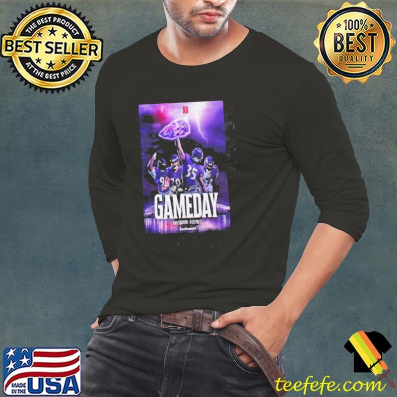 Game Day 2023 Baltimore Ravens Vs. Los Angeles Chargers Poster Shirt Long Sleeve Tee Game Day 2023 Baltimore Ravens Vs. Los Angeles Chargers Poster Shirt Long Sleeve Tee
