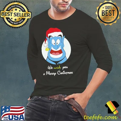 Genie Wish Aladin We Wish You A Merry Christmas shirt