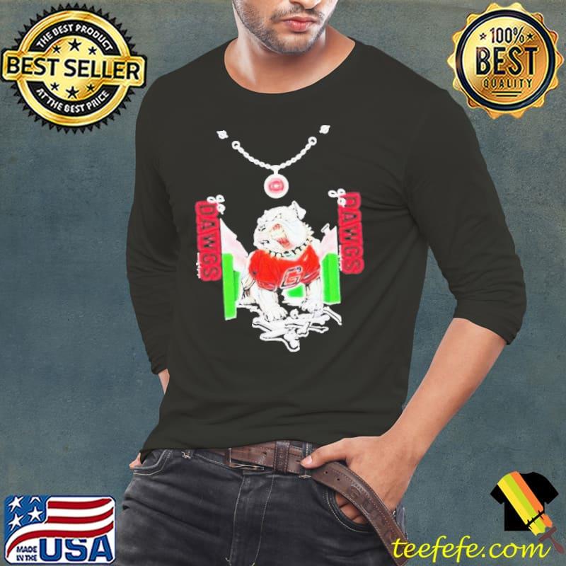 Georgia Bulldogs Go Dawgs Chains Shirt Long Sleeve Tee Georgia Bulldogs Go Dawgs Chains Shirt Long Sleeve Tee