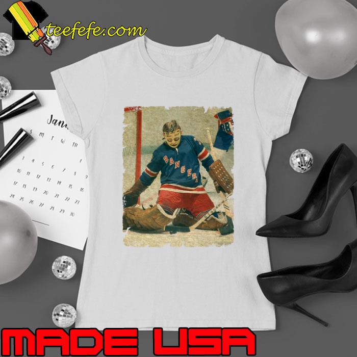 Gilles Villemure Canadian former professional ice hockey New York Rangers 1967 T-Shirt Ladies tee Gilles Villemure Canadian former professional ice hockey New York Rangers 1967 T-Shirt Ladies tee