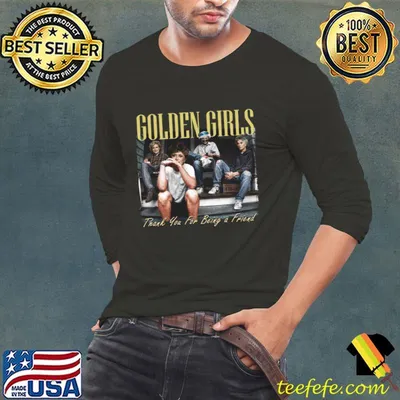 Golden Girls Thank You For Being A Friend Parody Vintage Bootleg T-Shirt