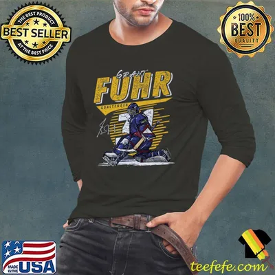 Grant Fuhr Signature Goaltending Coach St. Louis Comet T-Shirt