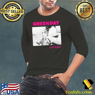 Green Day Saviors Album Cover shirt