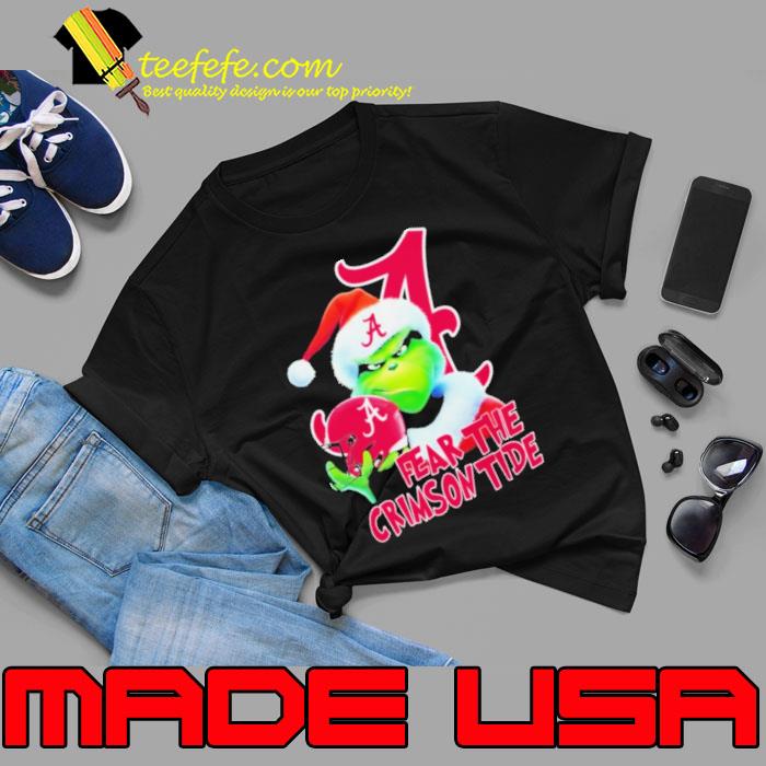 Grinch Fear The Christmas Alabama Crimson Tide s Unisex Grinch Fear The Christmas Alabama Crimson Tide s Unisex