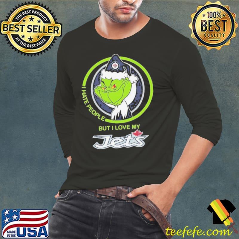 Grinch I Hate People But I Love My Winnipeg Jets Shirt Grinch I Hate People But I Love My Winnipeg Jets Shirt