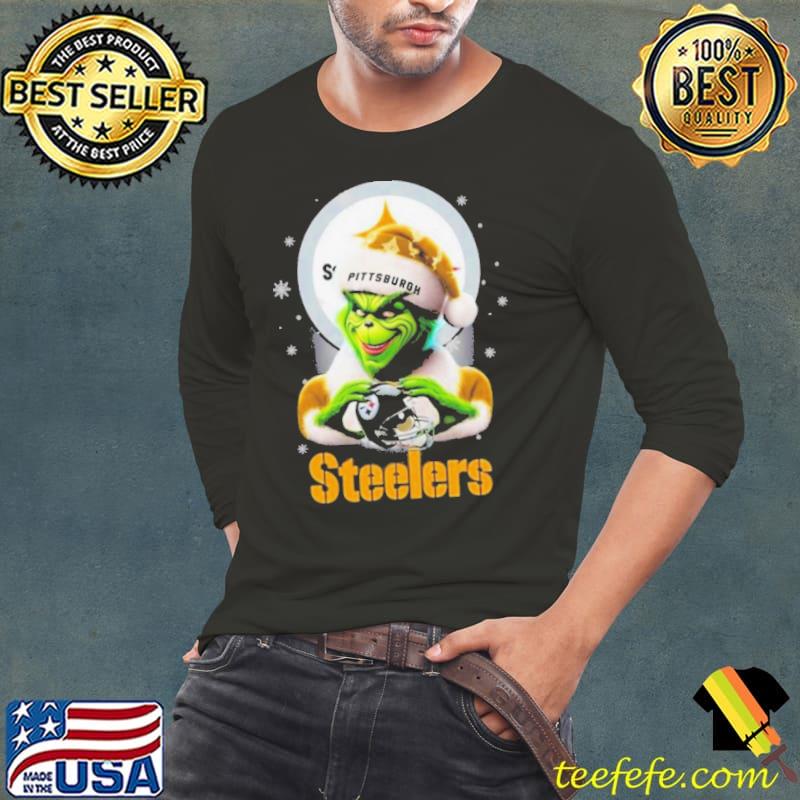 Grinch Perfect Gift For Fans Christmas Pittsburgh Steelers s Long Sleeve Tee Grinch Perfect Gift For Fans Christmas Pittsburgh Steelers s Long Sleeve Tee