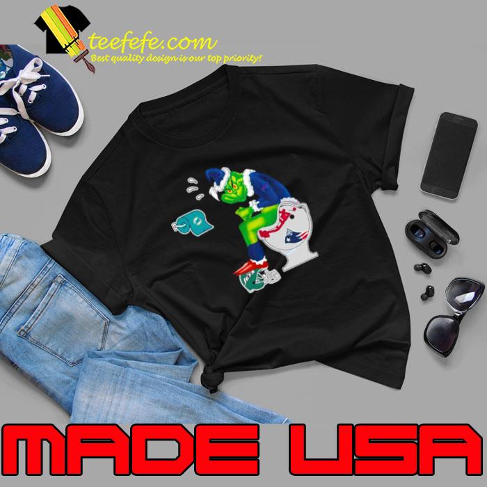 Grinch Santa Buffalo Bills Toilet Christmas 2023 shirt
