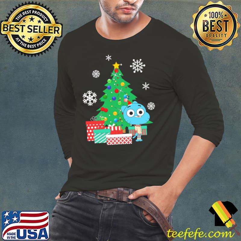 Gumball Watterson Around The Christmas Tree The Amazing World Shirt