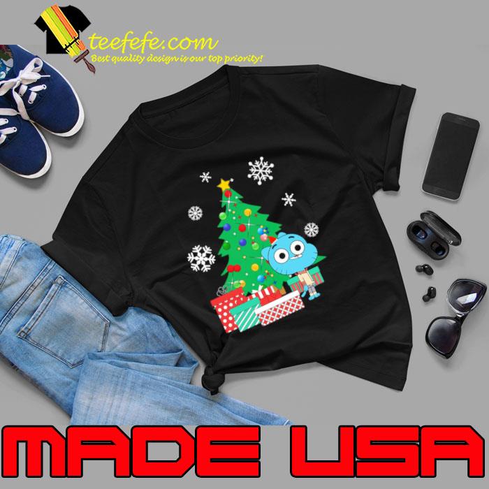 Gumball Watterson Around The Christmas Tree The Amazing World Shirt Unisex Gumball Watterson Around The Christmas Tree The Amazing World Shirt Unisex