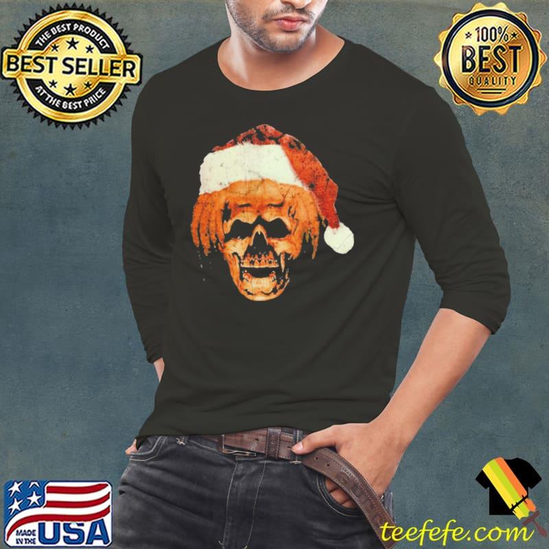Halloween Christmas Pumpkin Shirt Long Sleeve Tee Halloween Christmas Pumpkin Shirt Long Sleeve Tee