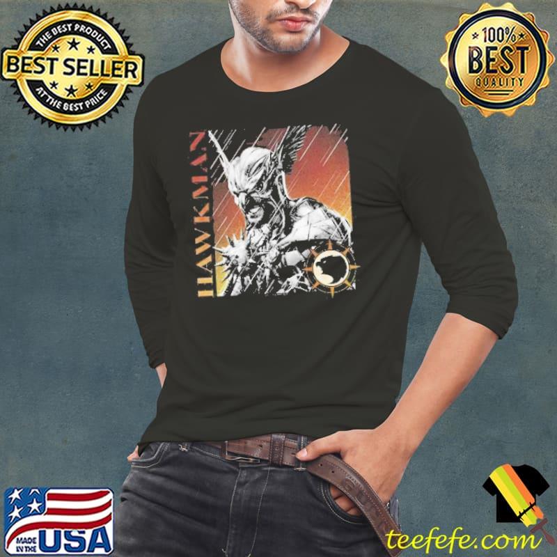 Hawkman DC Comic Shirt Long Sleeve Tee Hawkman DC Comic Shirt Long Sleeve Tee