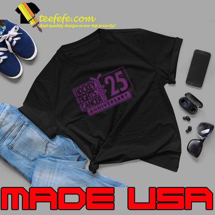 Hockey Fights Cancer 25th Anniversary s Unisex Hockey Fights Cancer 25th Anniversary s Unisex
