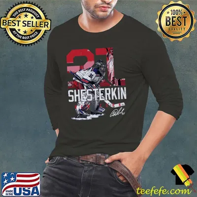 Igor Shesterkin Russian professional ice hockey goaltender for the New York Rangers Signature T-Shirt