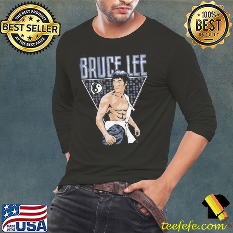 Illustration Bruce Lee Shirt Long Sleeve Tee Illustration Bruce Lee Shirt Long Sleeve Tee