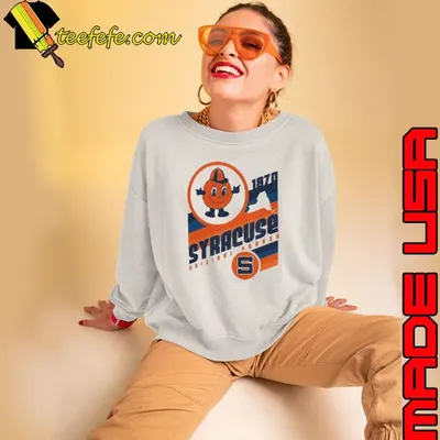 Image One Men’s Syracuse Orange Ivory Vintage Lines Shirt