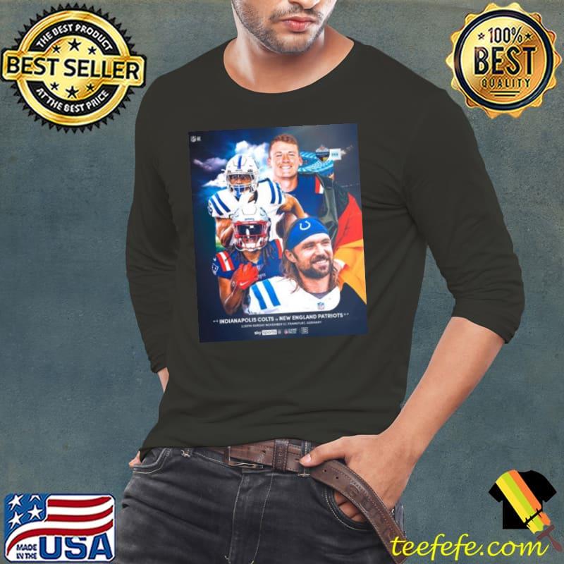 Indianapolis Colts Vs New England Patriots 2023 Gameday Shirt Long Sleeve Tee Indianapolis Colts Vs New England Patriots 2023 Gameday Shirt Long Sleeve Tee