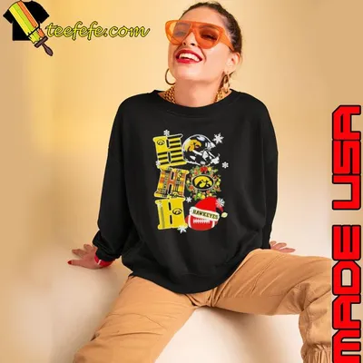 Iowa Hawkeyes Ncaa Ho Ho Ho Christmas Shirt