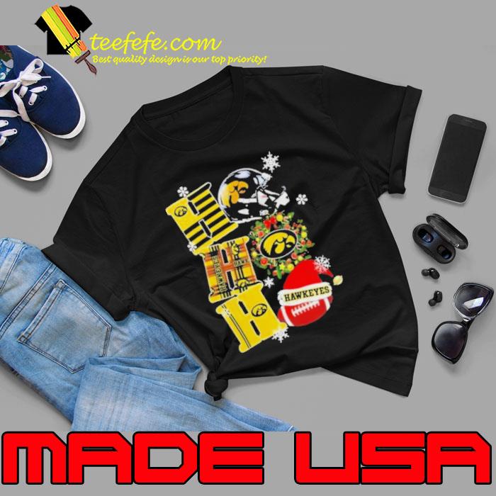 Iowa Hawkeyes Ncaa Ho Ho Ho Christmas Shirt Unisex Iowa Hawkeyes Ncaa Ho Ho Ho Christmas Shirt Unisex