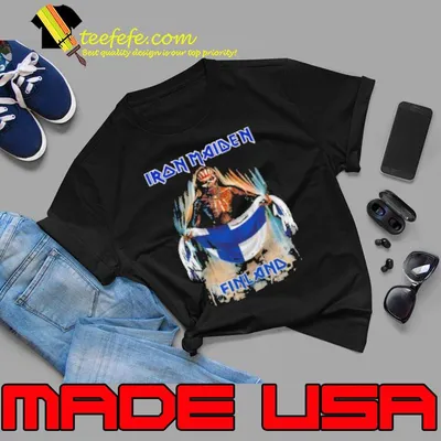 Iron Maiden Hold Finland Flag Shirt